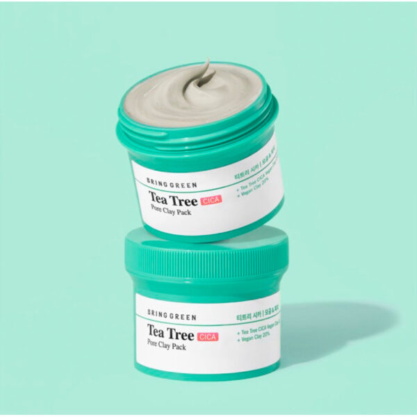 Bring Green Tea Tree Cica Pore Clay Pack - Image 4