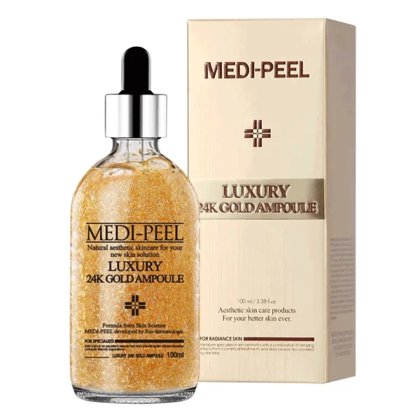 Kortsude Vähendamise Ampull Kolloidse Kullaga MEDI-PEEL Luxury 24K Gold Ampoule 100ml - Image 2