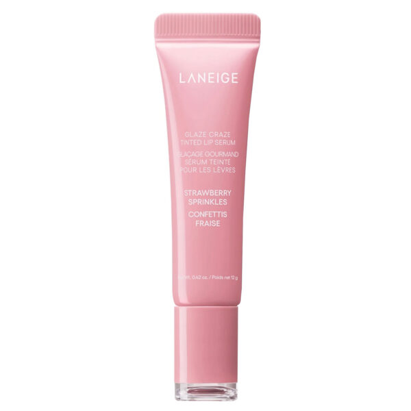 Koheselt Niisutav Huuleseerum Laneige Glaze Craze Strawberry Sprinkles Tinted Lip Serum 12g