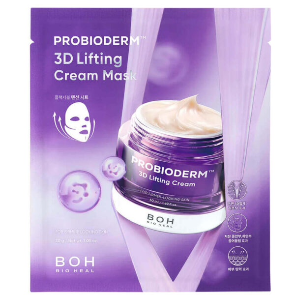 Lifting-Mask Näokontuuri Tugevdamiseks BIOHEAL BOH Probioderm 3D Lifting Cream Mask