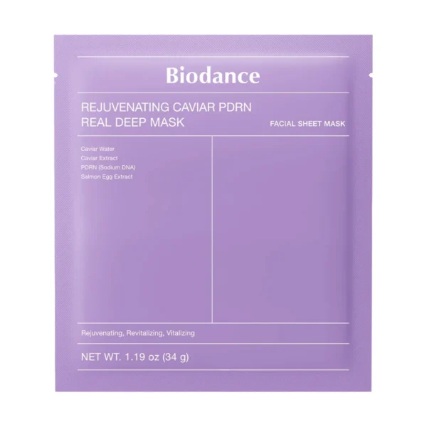 Taastav Vananemisvastane Mask Biodance Rejuvenating Caviar PDRN Real Deep Mask