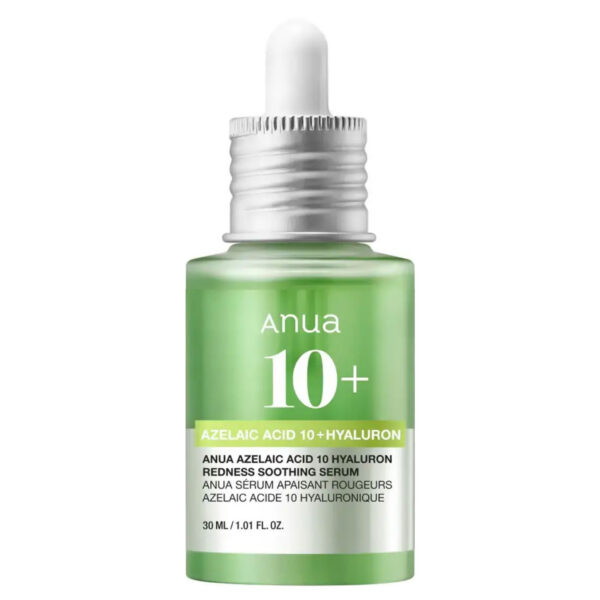 Seerum Punetuse ja Vistrikute Vastu Anua Azelaic Acid 10+ Hyaluron Redness Soothing Serum 30ml | Healthyskin.ee