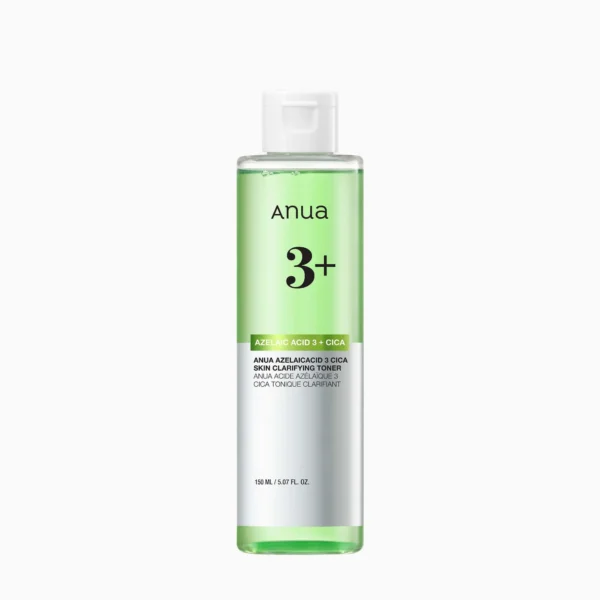 Aselaiinhappega Tooner Probleemsele Nahale Anua Azelaic Acid 3+ Cica Skin Clarifying Toner 250ml | Healthyskin.ee