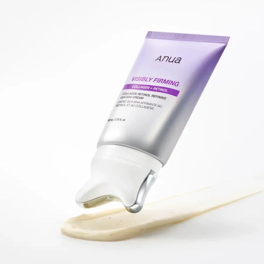 ANUA Visibly Firming Collagen Retinol Refining Gua Sha Cream 80ml | Healthyskin.ee