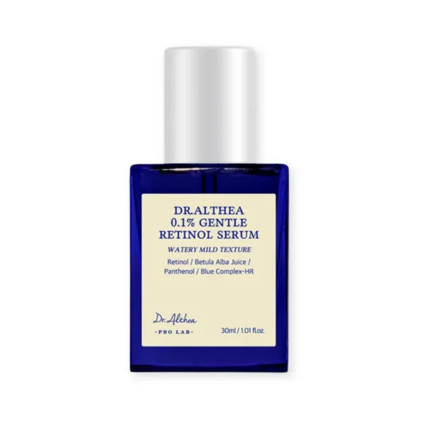 Siluv Retinooliseerum Tundlikule Nahale Dr. Althea 0.1% Gentle Retinol Serum 30ml | Healthyskin.ee