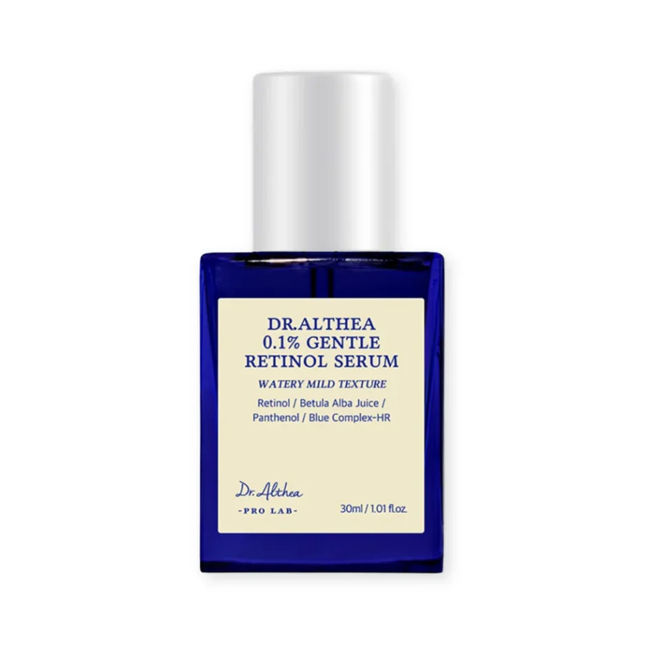 Siluv Retinooliseerum Tundlikule Nahale Dr. Althea 0.1% Gentle Retinol Serum 30ml | Healthyskin.ee