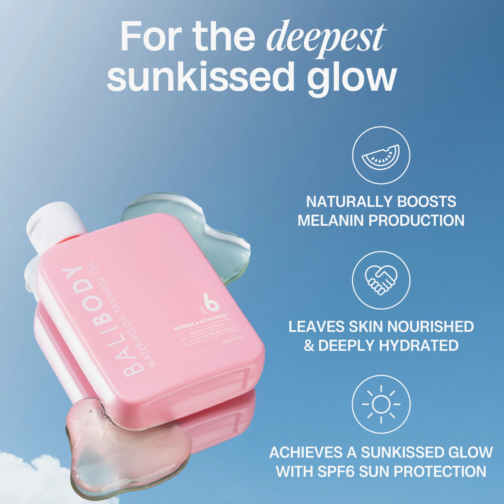 Päevitusõli Arbuusiseemneõliga Bali Body Watermelon Tanning Oil 6 SPF 100ml - Pilt 2