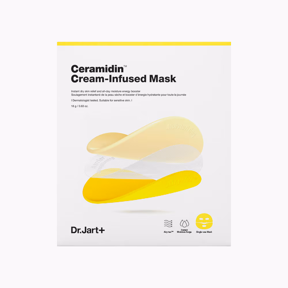 Kreemjas Kangasmask Kuivale Nahale Dr. Jart+ Ceramidin Cream-Infused Mask | Healthyskin.ee