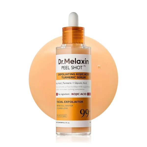Kooriva Seerum Ühtlase Tooni ja Siledama Naha Jaoks Dr.Melaxin Peel Shot Kojic Acid Turmeric Serum 80ml | Healthyskin.ee