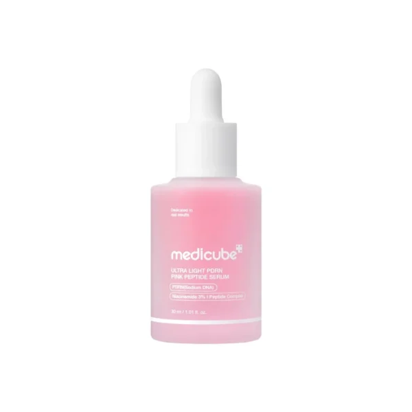 Kerge Seerum Ühtlase Tooni ja Sära Jaoks Medicube Ultra Light PDRN Pink Peptide Serum 30ml | Healthyskin.ee