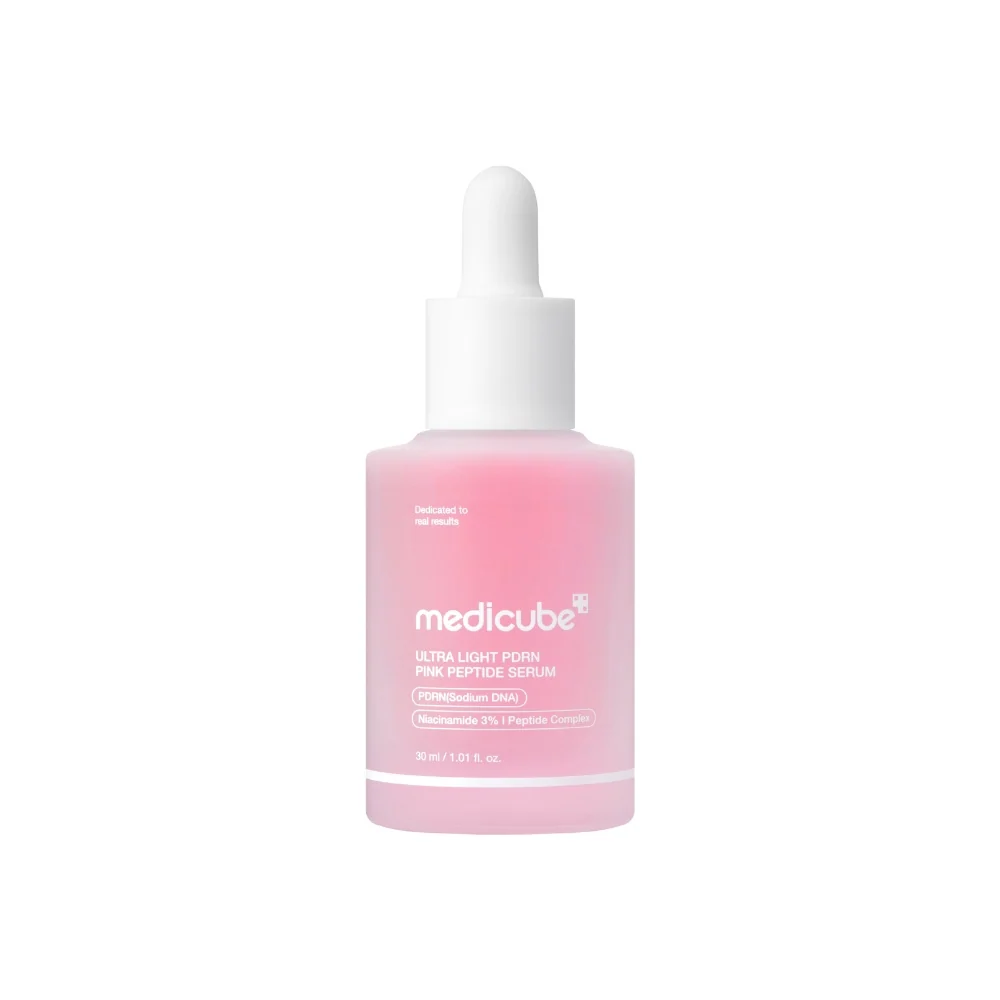 Kerge Seerum Ühtlase Tooni ja Sära Jaoks Medicube Ultra Light PDRN Pink Peptide Serum 30ml | Healthyskin.ee