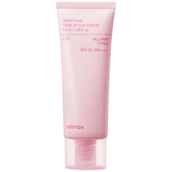 Päikesekaitsekreem Nahatooni Ühtlustamiseks Celimax Heart Pink Tone Up Sun Cream SPF50+ PA++++ 40ml | Healthyskin.ee