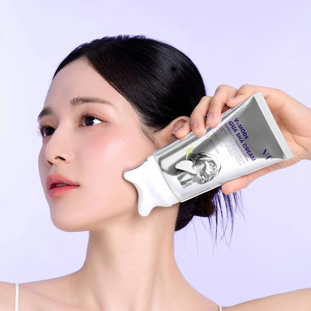 Retinaali ja Kofeiiniga Massaažikreem VT Cosmetics V-Mode Gua Sha Cream 120ml - Pilt 2
