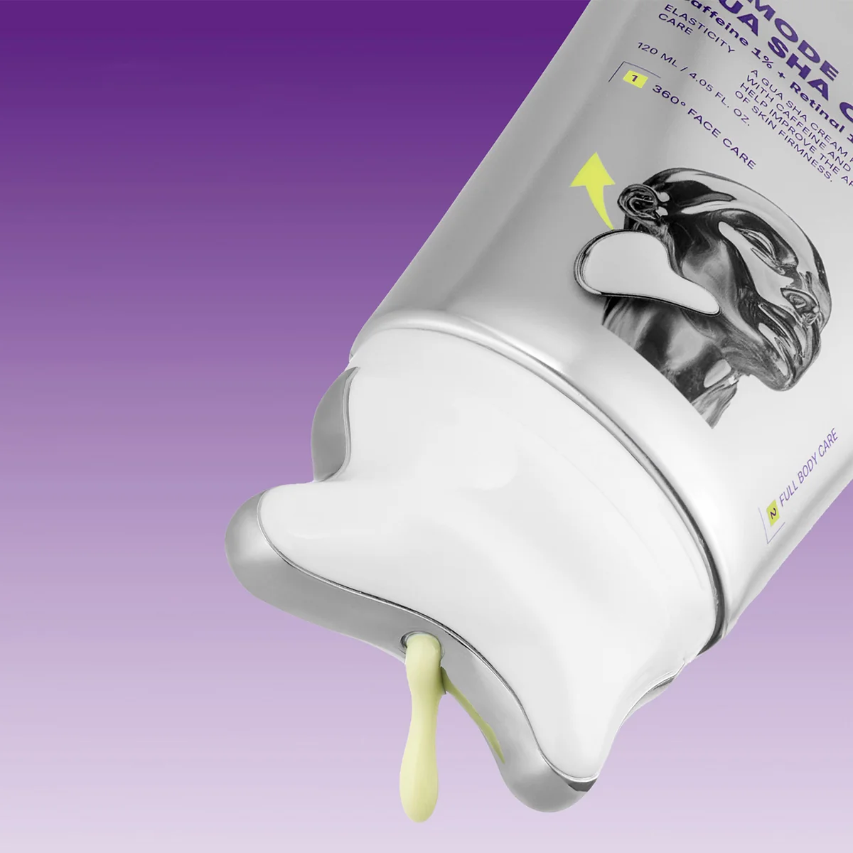 Retinaali ja Kofeiiniga Massaažikreem VT Cosmetics V-Mode Gua Sha Cream 120ml - Pilt 3